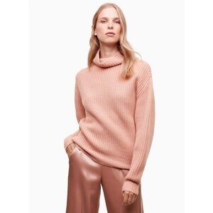 WILFRED | Montpellier Turtleneck Sweater Size XXS Pink